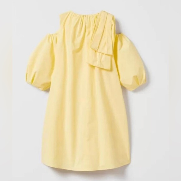 Zara Poplin Dress with Bow Size 6 - Picture 1 of 3